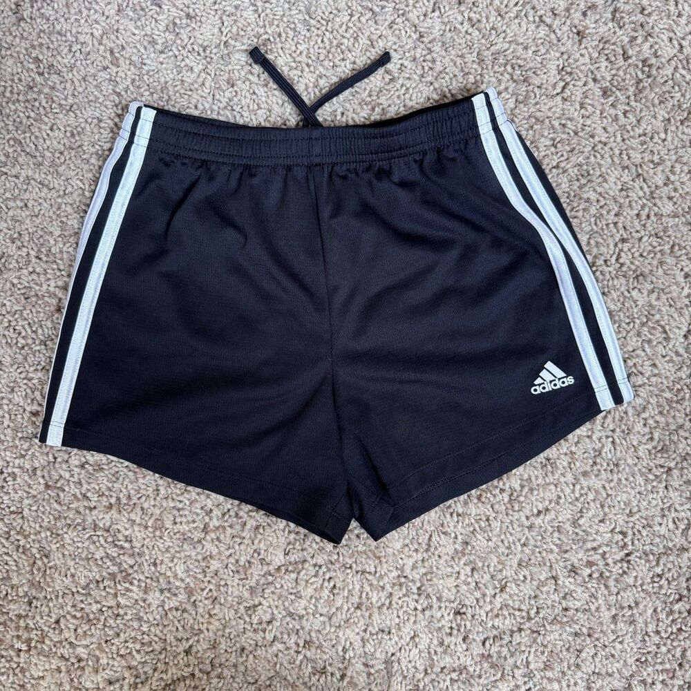 adidas girl size large 12/14 shorts EUC 12 14 black